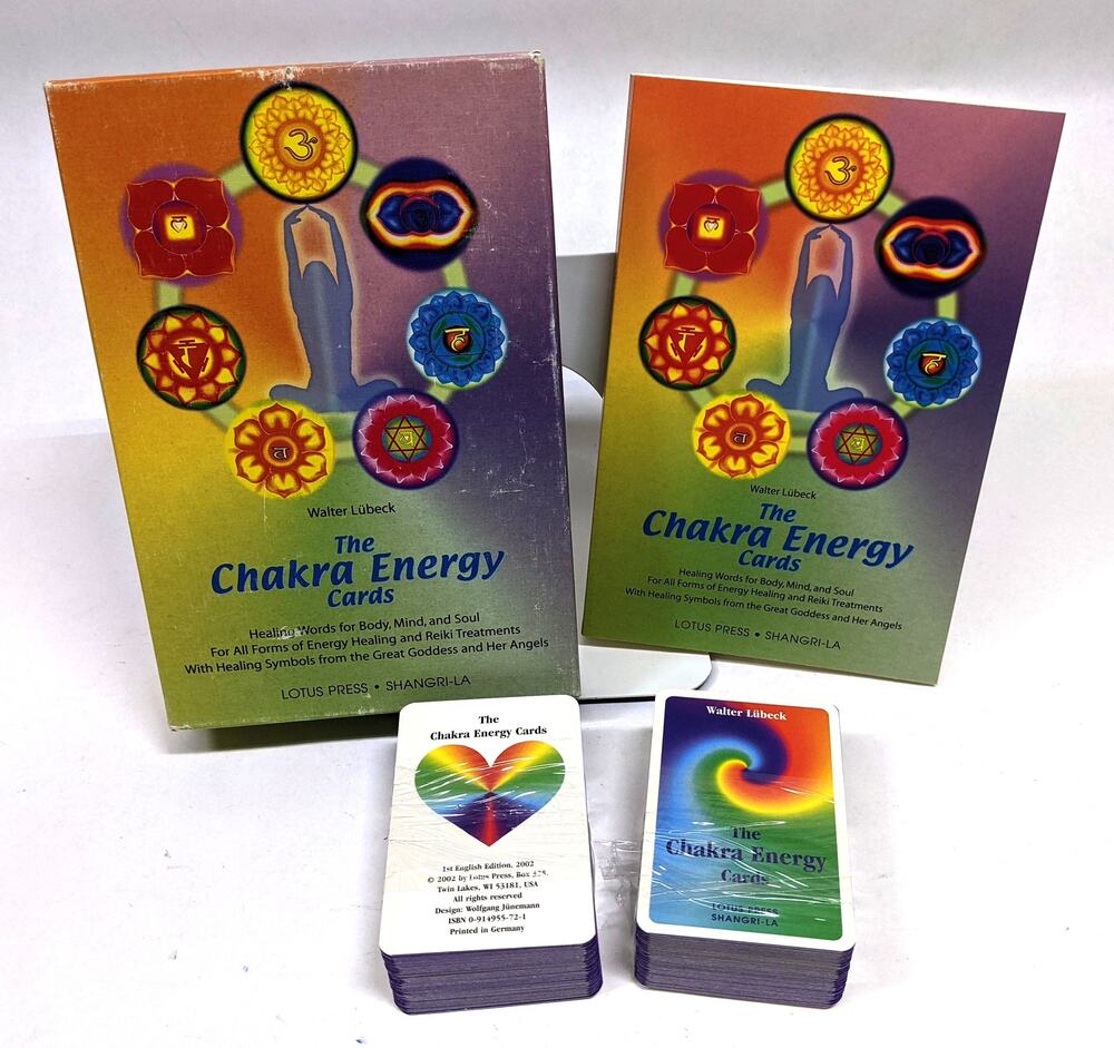 Chakra Energy Cards, The Book and Card Box Set - Gently Used Tarot